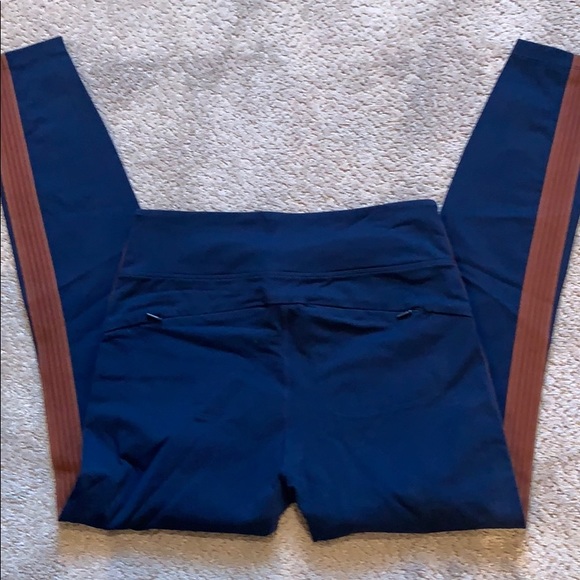 Athleta navy tight with stripe - Picture 2 of 5